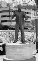 Walter Reuther monument at Heritage Port