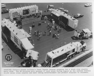 Power Parade Set During Showtime. Photo from the Ohio County Public Library Archives. 