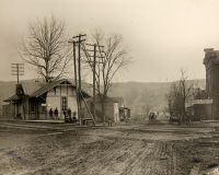 National Road Elm Grove B&O Railroad station.