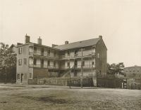 This building erected about 1829, was originally known as French's Tavern. It stood on the Southwest corner of Chapline and 14th Street.