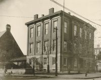 The Linsly Institute Building. Located at the corner of 15th and Eoff. The institute was established in 1814. The building was the first Capitol of West Virginia, from 1864 to 1870.