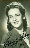 An early publicity photo of Eleanor Steber in her second year with the Metropolitan Opera, 1942.