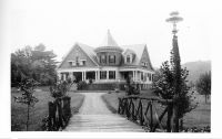 Residence of Dr. O. W. Burdats [from "Art work of West Virginia" booklet ]