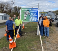 Library has a Role in New Signs Honoring Chuck Howley Placed in Warwood