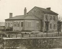 This house was built by Ebenezer Zane about 1800. It was located at 11th and Main Streets. The Zane family setteled here in 1769 and founded Wheeling. Ebenezer Zane laid the first lot in 1793.