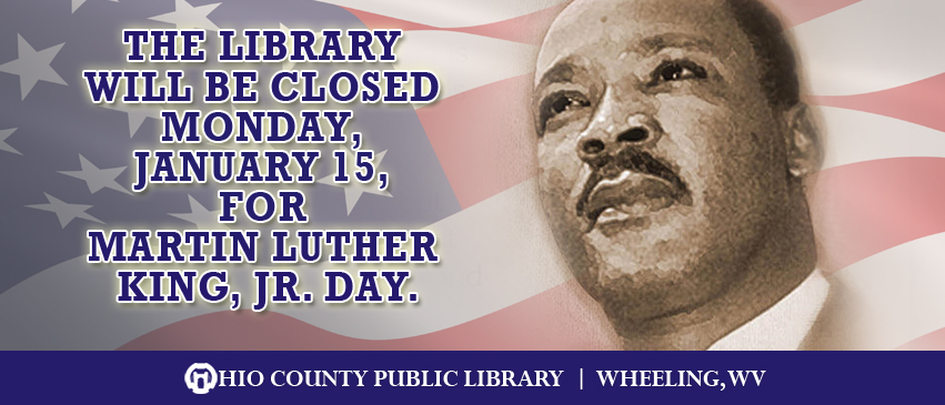 OCPL Closed Monday, January 15, 2018