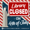 Library Closed on 4th of July