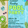 End of Summer Reading Pool Party