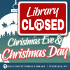 Library Closed Christmas Eve and Christmas Day