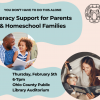 Literacy Support for Parents  & Homeschool Families