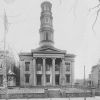 BROWN PHOTO #9: The First Presbyterian Church located between 12th and 14th on Chapline Street. It was built in 1825 and still stands although the steeple has been removed.