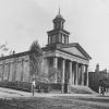 BROWN PHOTO #19: The Old Court House. The cornerstone was laid April 10, 1839 by Ohio Lodge No. 1. This building was razed in 1900 and the Court Theatre structure erected at a cost of more than $170,000.