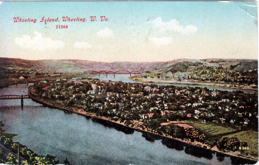 Postcard of Wheeling