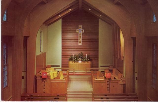 Interior of Christ Methodist Church