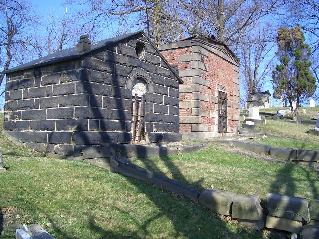 Fleming and Bradford Mausoleums -- Mount Wood Cemetery