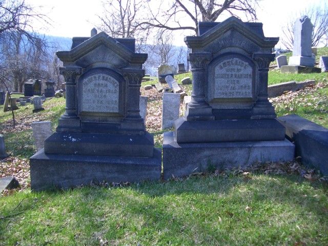 James F. Barnes, Adelaide Barnes -- Mount Wood Cemetery