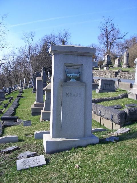 Kraft memorial -- Mount Wood Cemetery