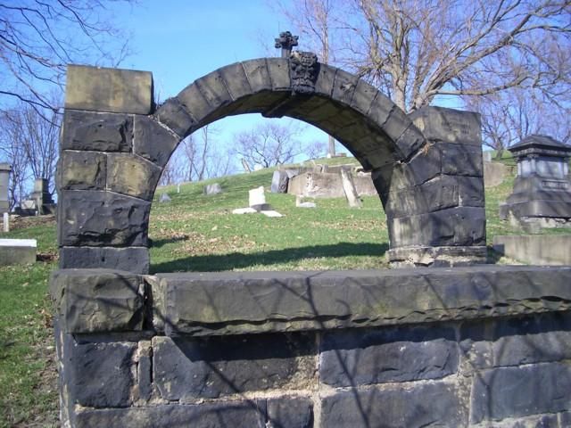 Rosenberg monument -- Mount Wood Cemetery