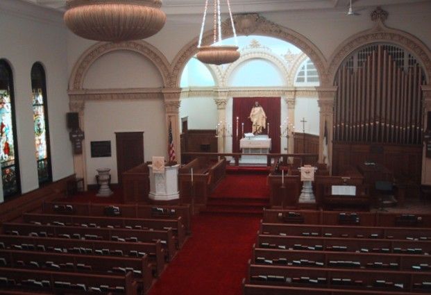 Interior of St. James Lutheran Church