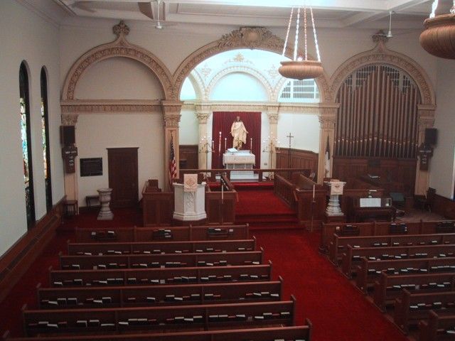 Interior of St. James Lutheran Church