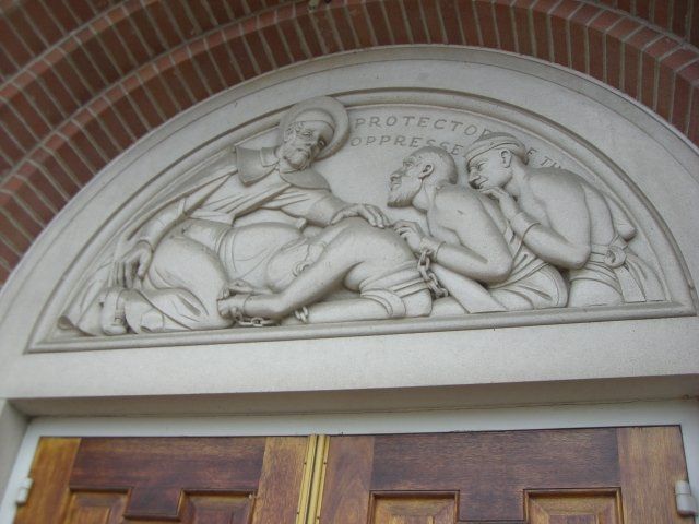 St. Vincent Church: Tympanum