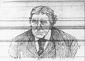 Illustration of Micael Reilly, Wheeling Daily Intelligencer, January 9, 1892.